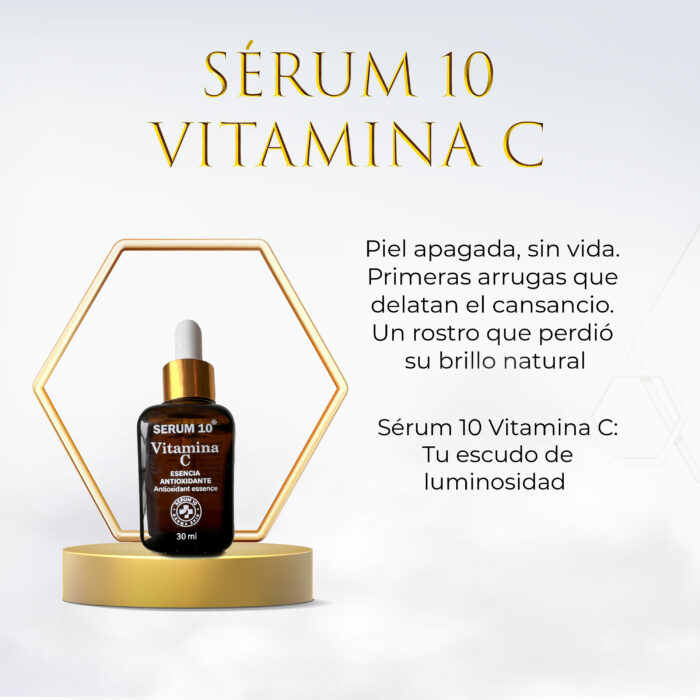 Serum 10 Vitamina C Antioxidante  🎁 ¡APROVECHA AHORA! 🎉