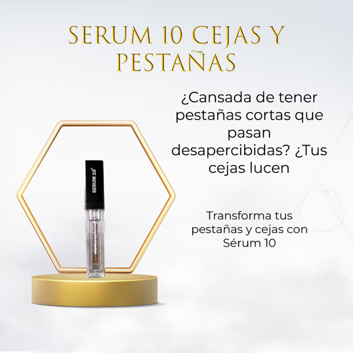 Sérum 10 crecimiento de pestañas y cejas 7ml  🎁 ¡APROVECHA AHORA! 🎉