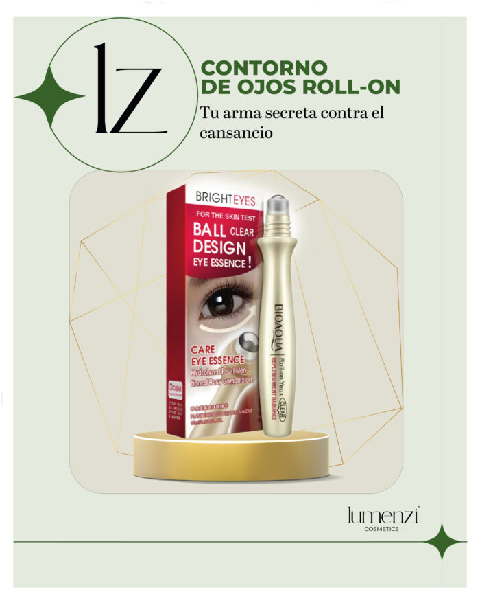👁️ Sérum Hidratante para Ojos Bioaqua | Esencia de Perla | Roller Ball | 15m🚚 🎁¿Ojos cansados, secos y con ojeras?